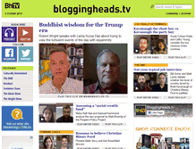 Tablet Screenshot of bloggingheads.tv